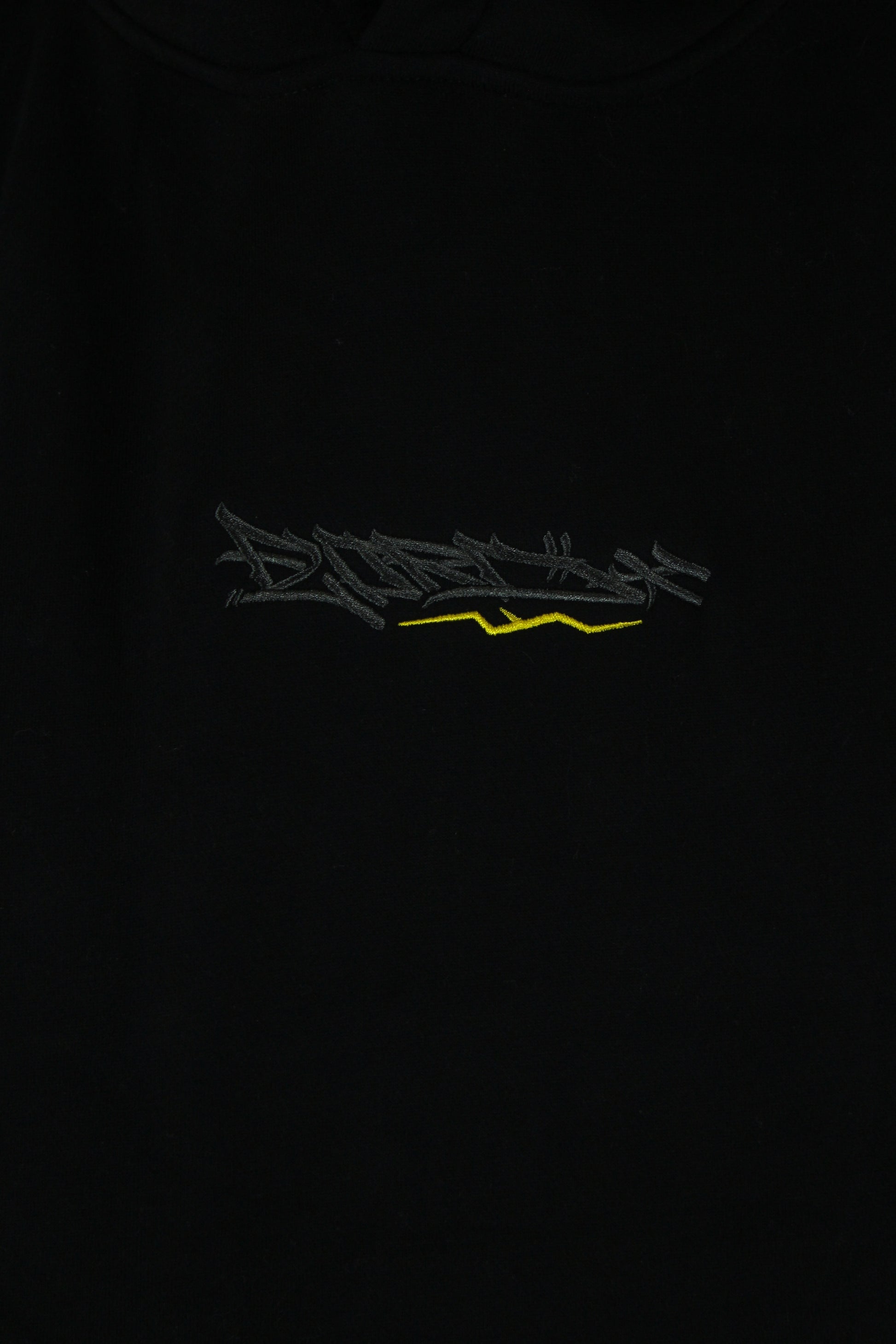 Black and Grey/Yellow Premium Tag Hoodie