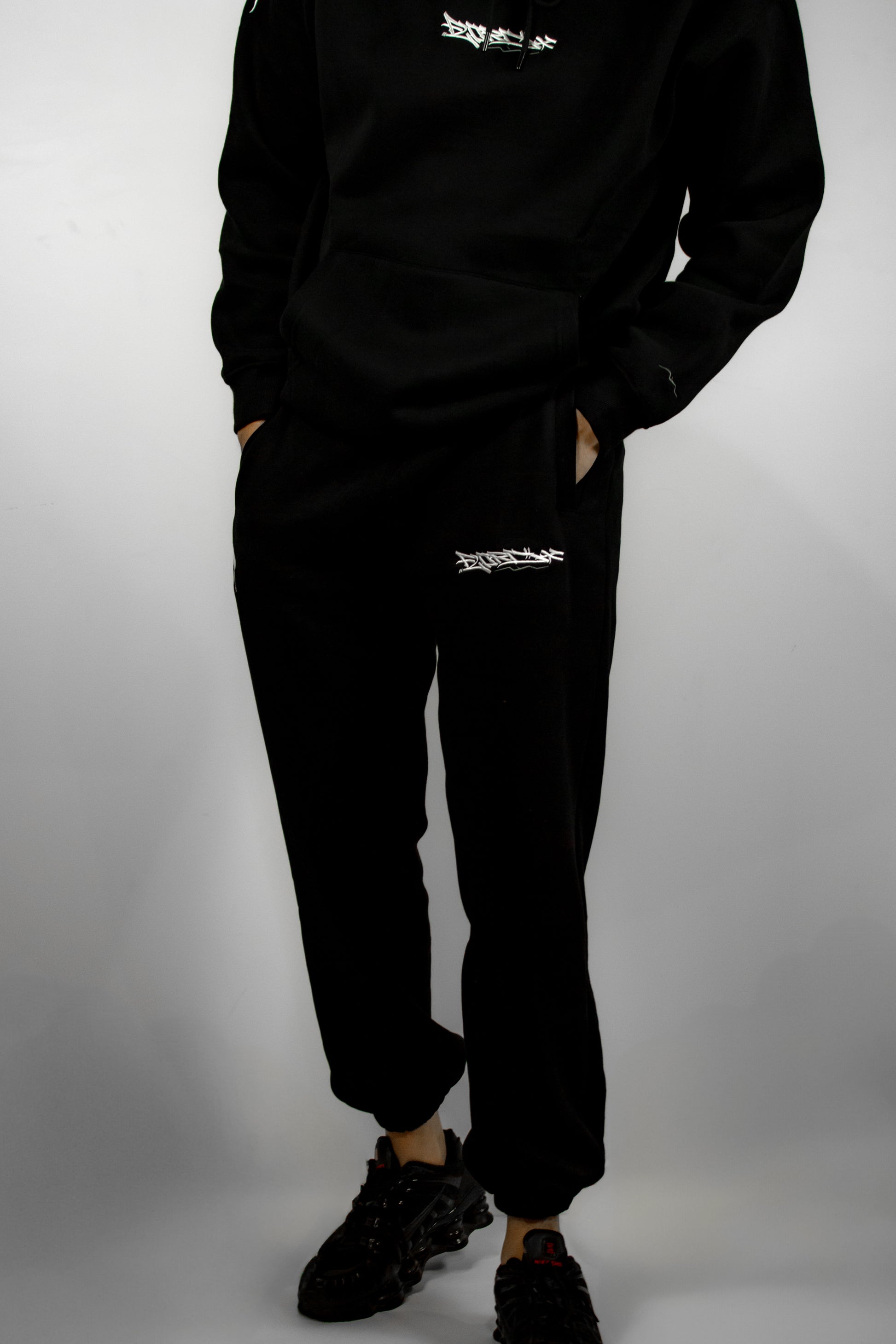 Black and White/Grey Premium Track-Set