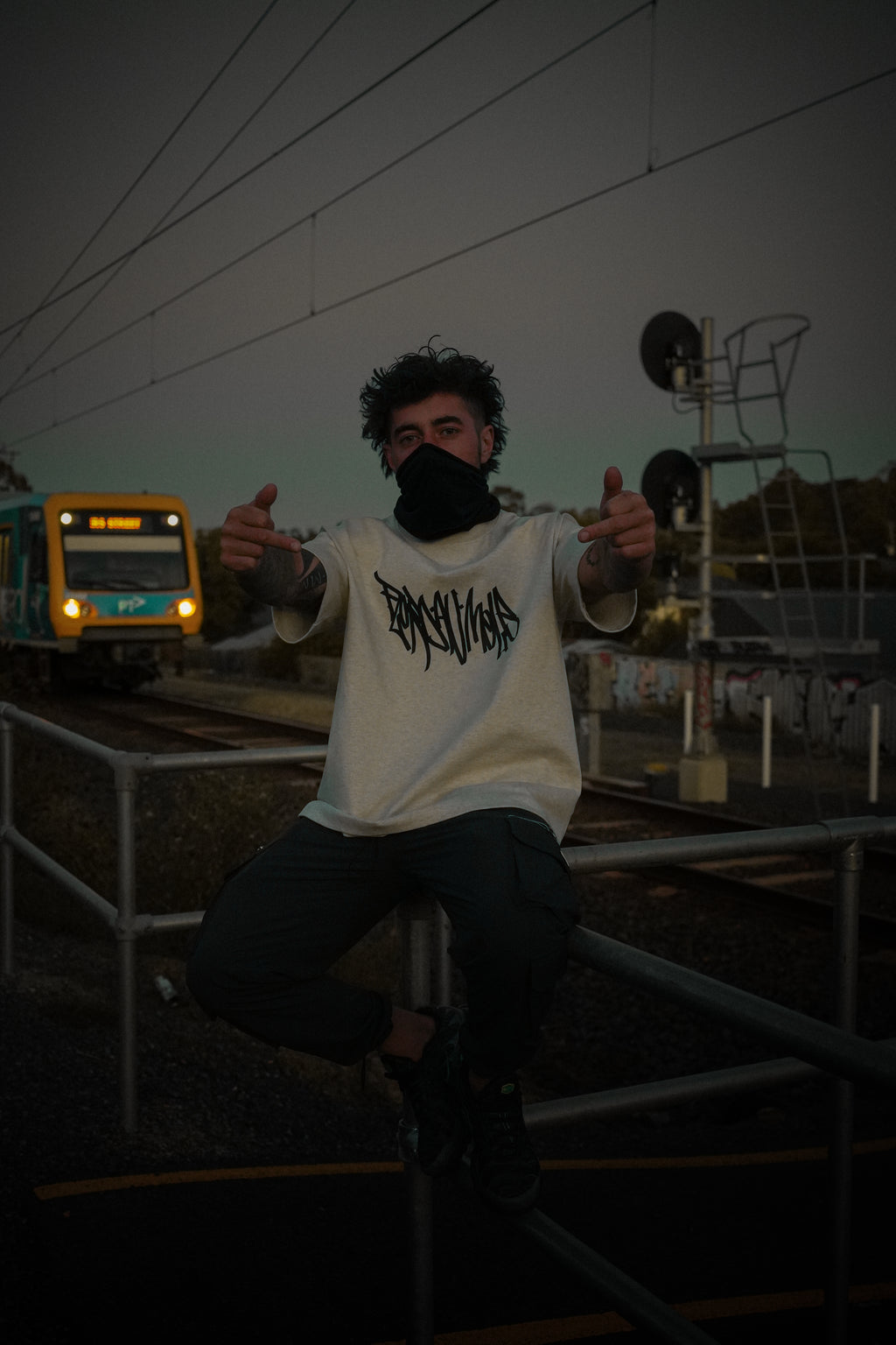 Dirty Grey Heavyweight District Tee
