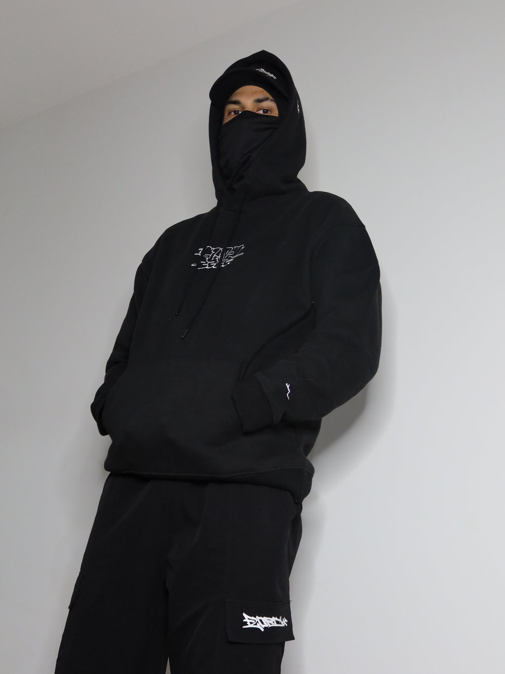 Black & White Premium Throwie Hoodie