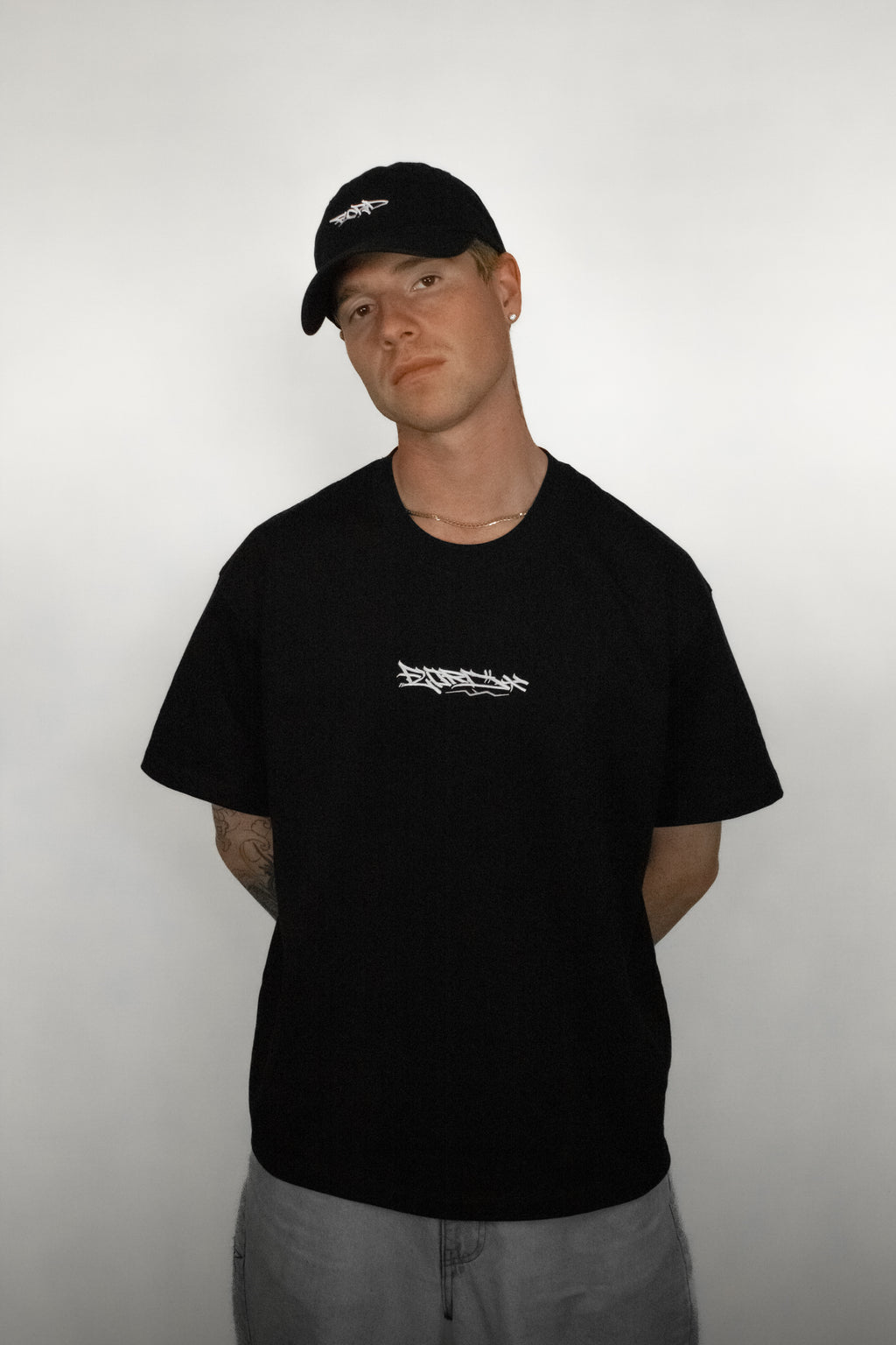 Black Heavyweight Tag Tee