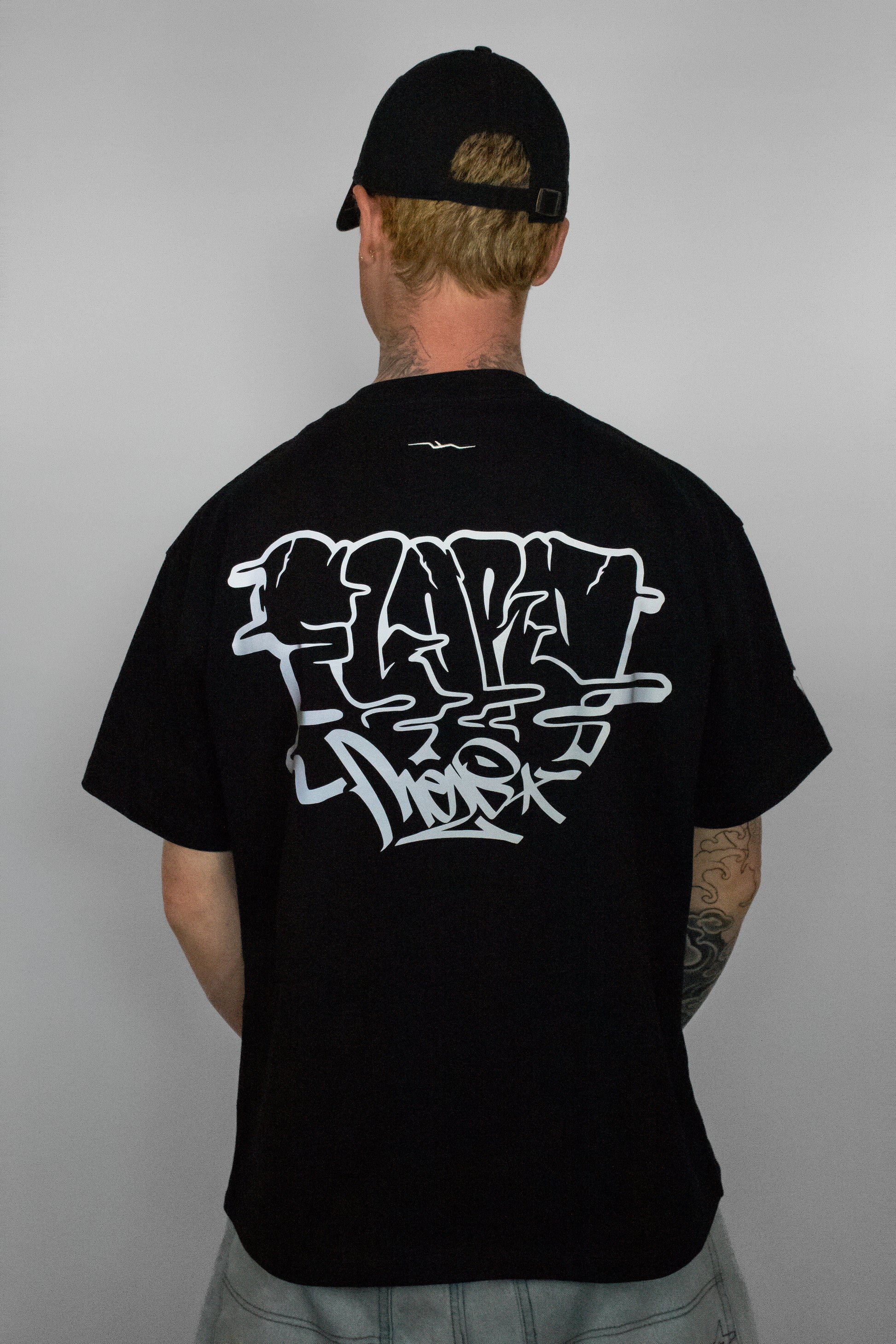 Black Heavyweight Tag Tee