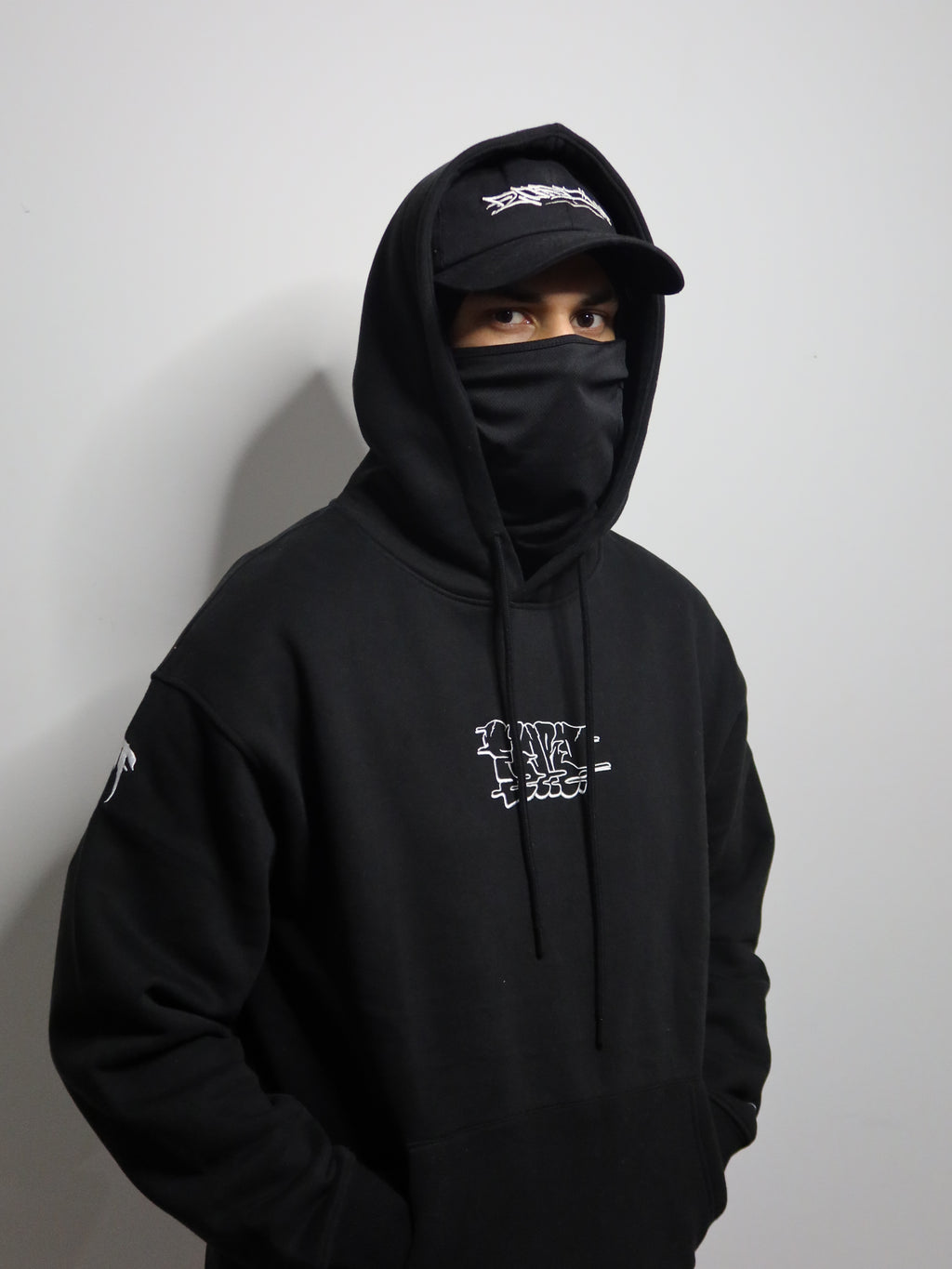 Black & White Premium Throwie Hoodie