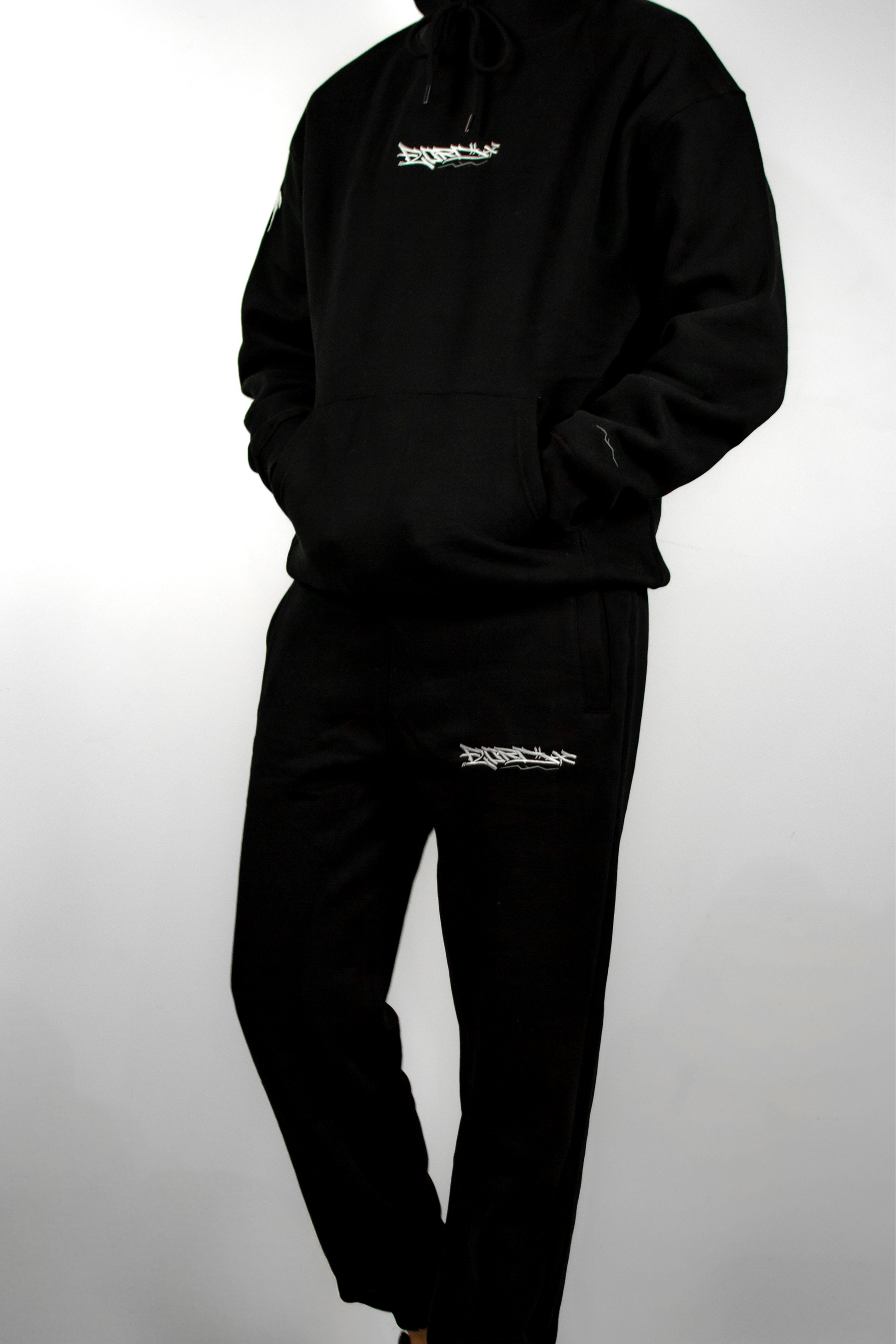 Black and White/Grey Premium Track-Set