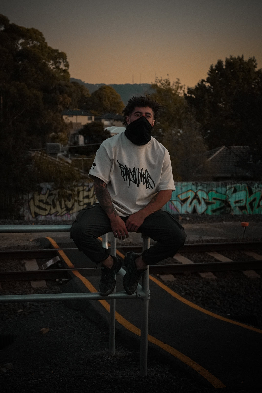 Dirty Grey Heavyweight District Tee