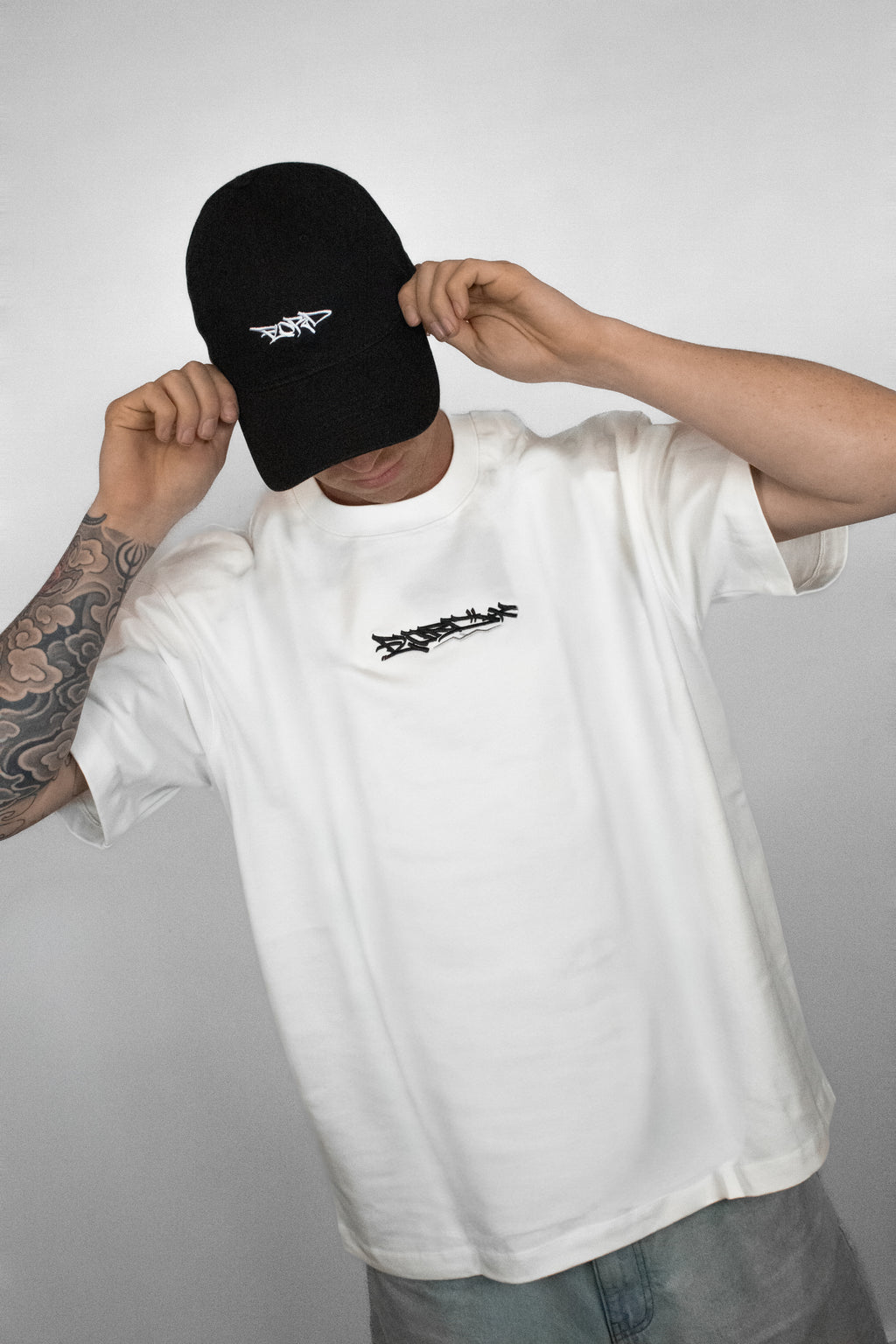 White Heavyweight Tag Tee
