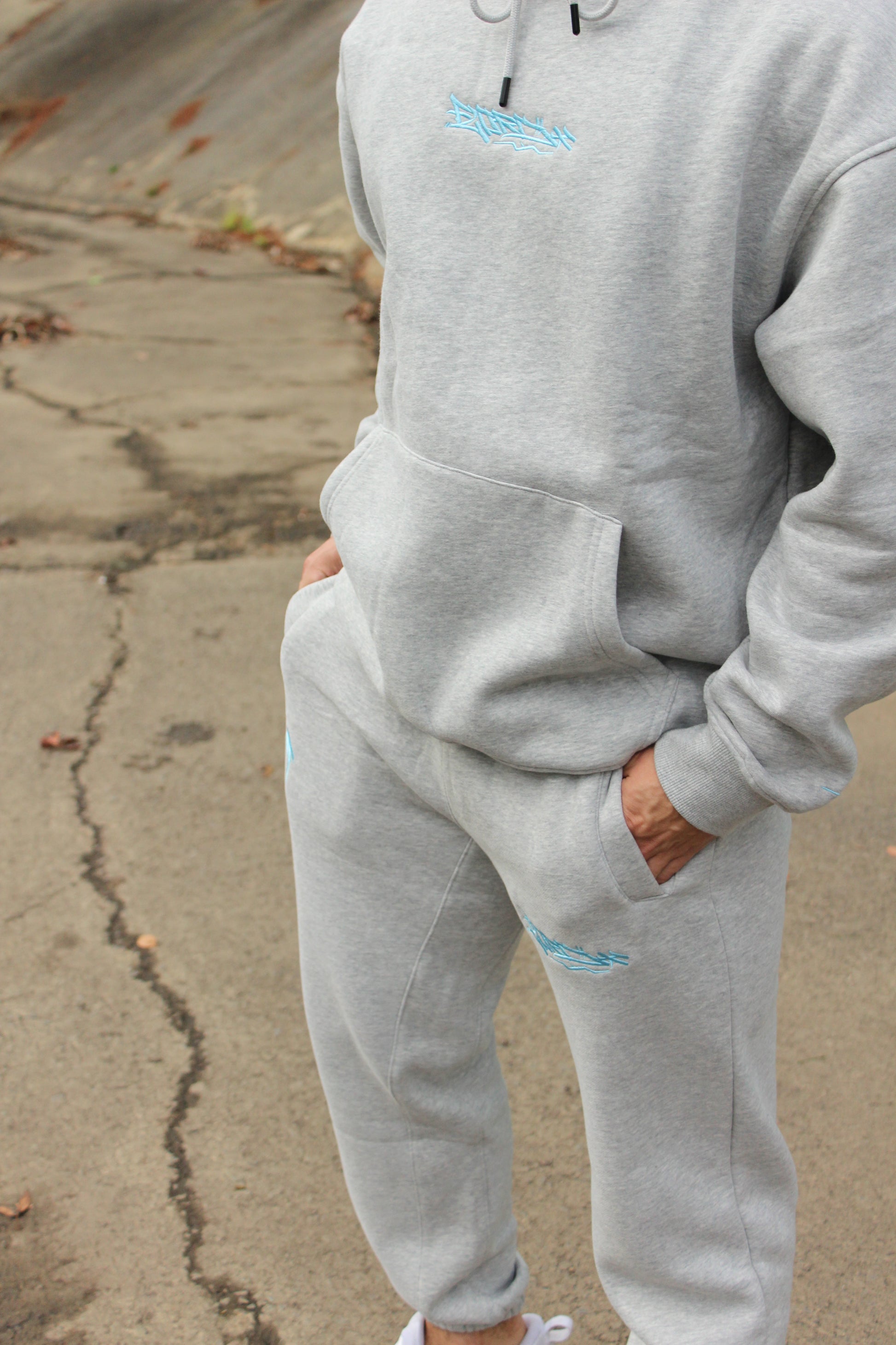 Marle Grey and Blue Premium Track-Set