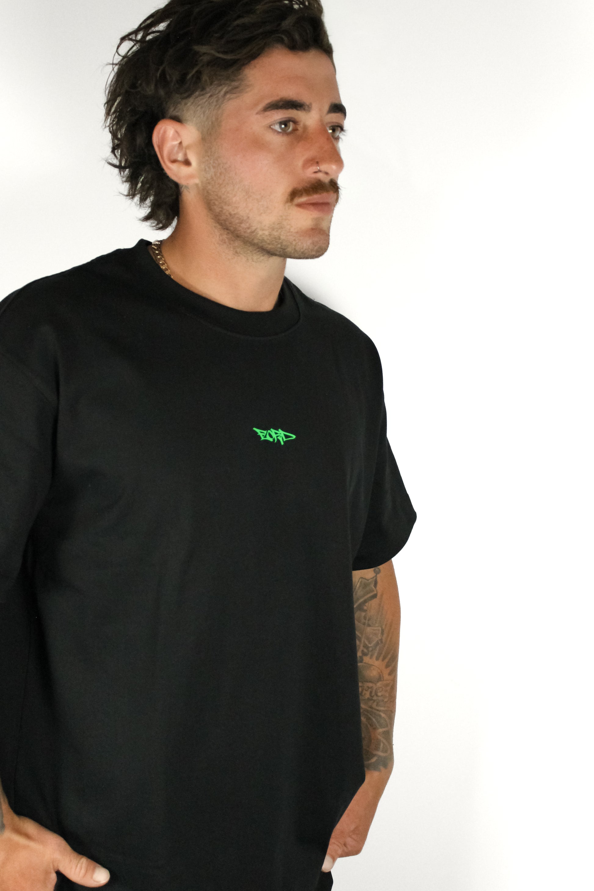 Black Heavyweight Toxic Tee