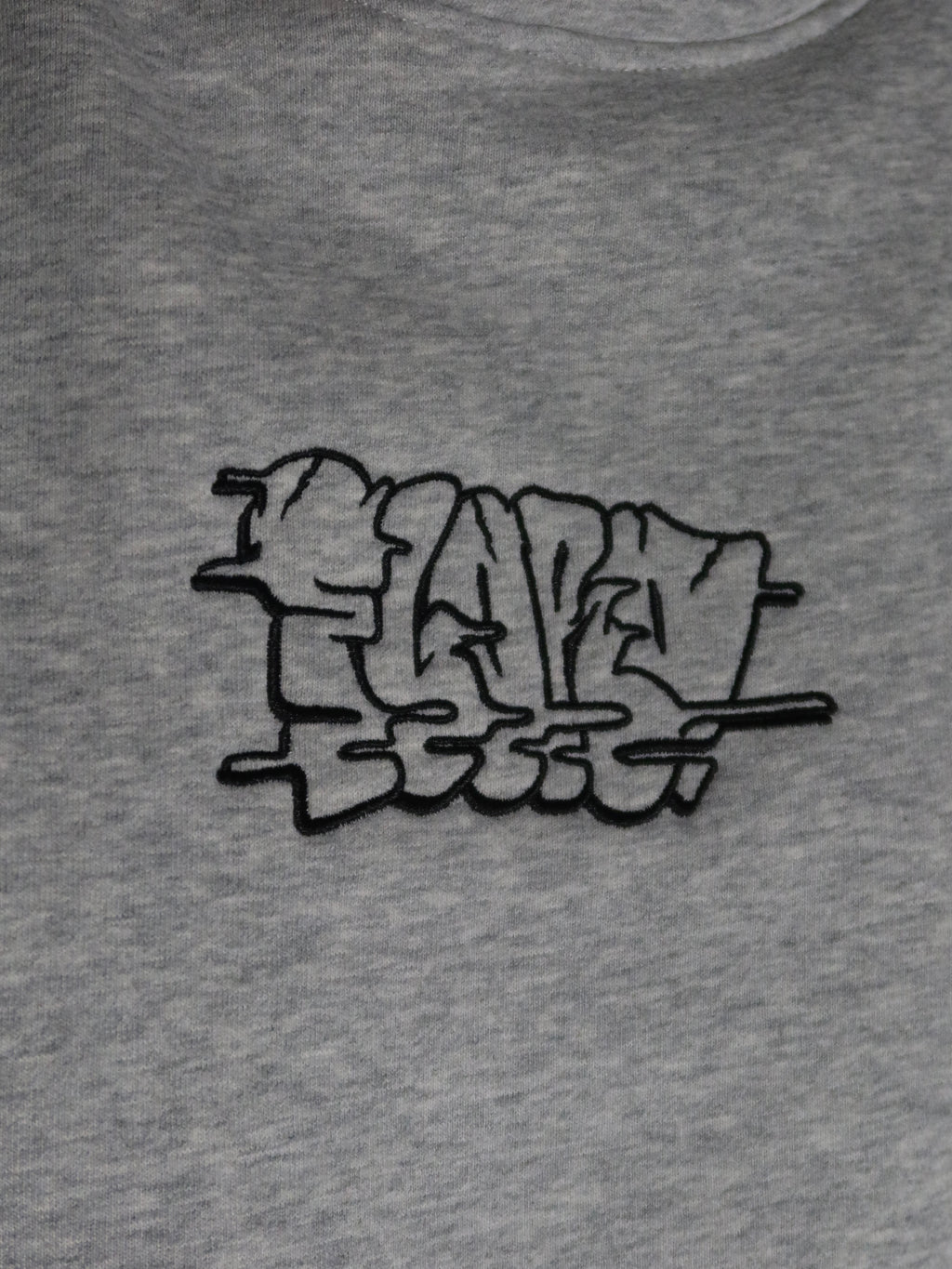 Marl Grey & Black Premium Throwie Hoodie