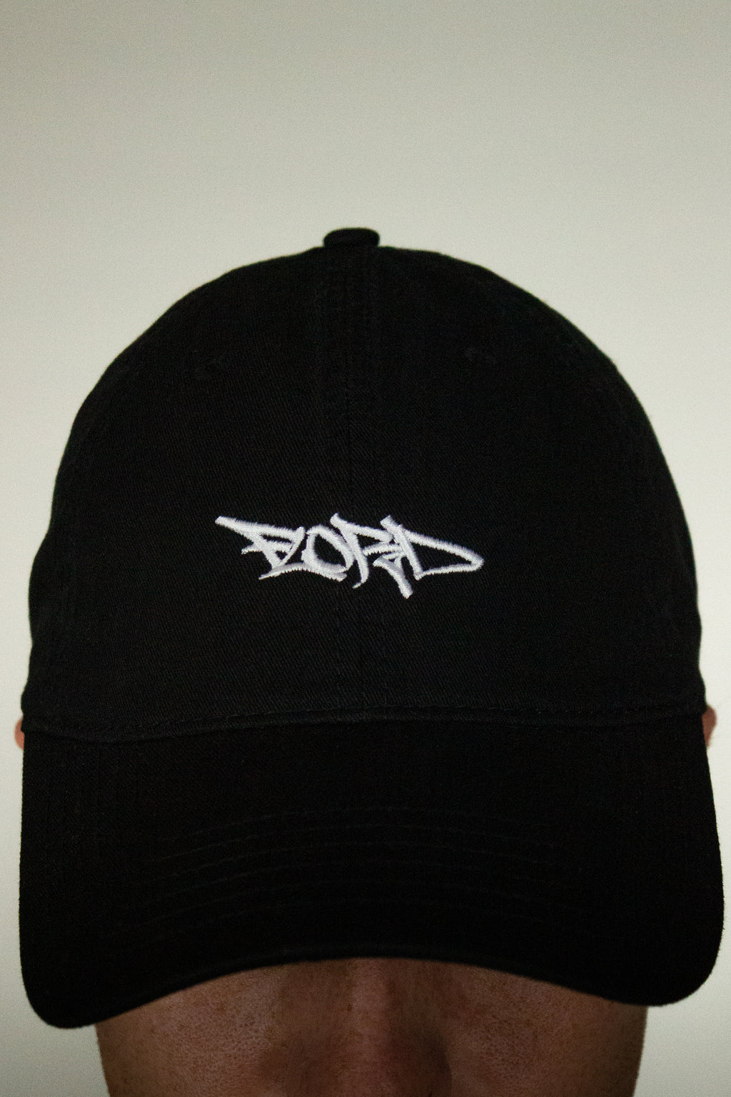 Black Simple Soft Top Cap