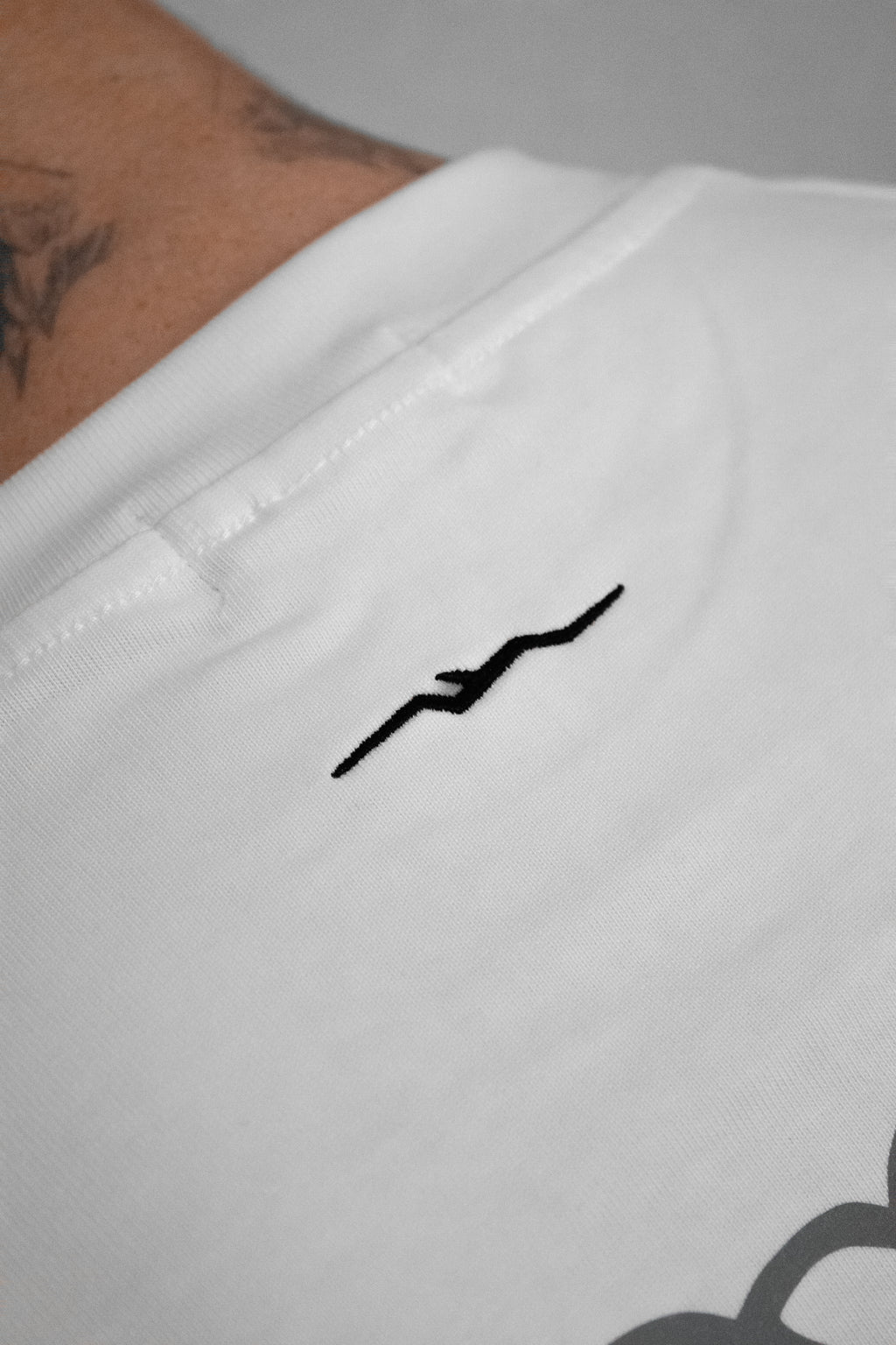 White Heavyweight Tag Tee