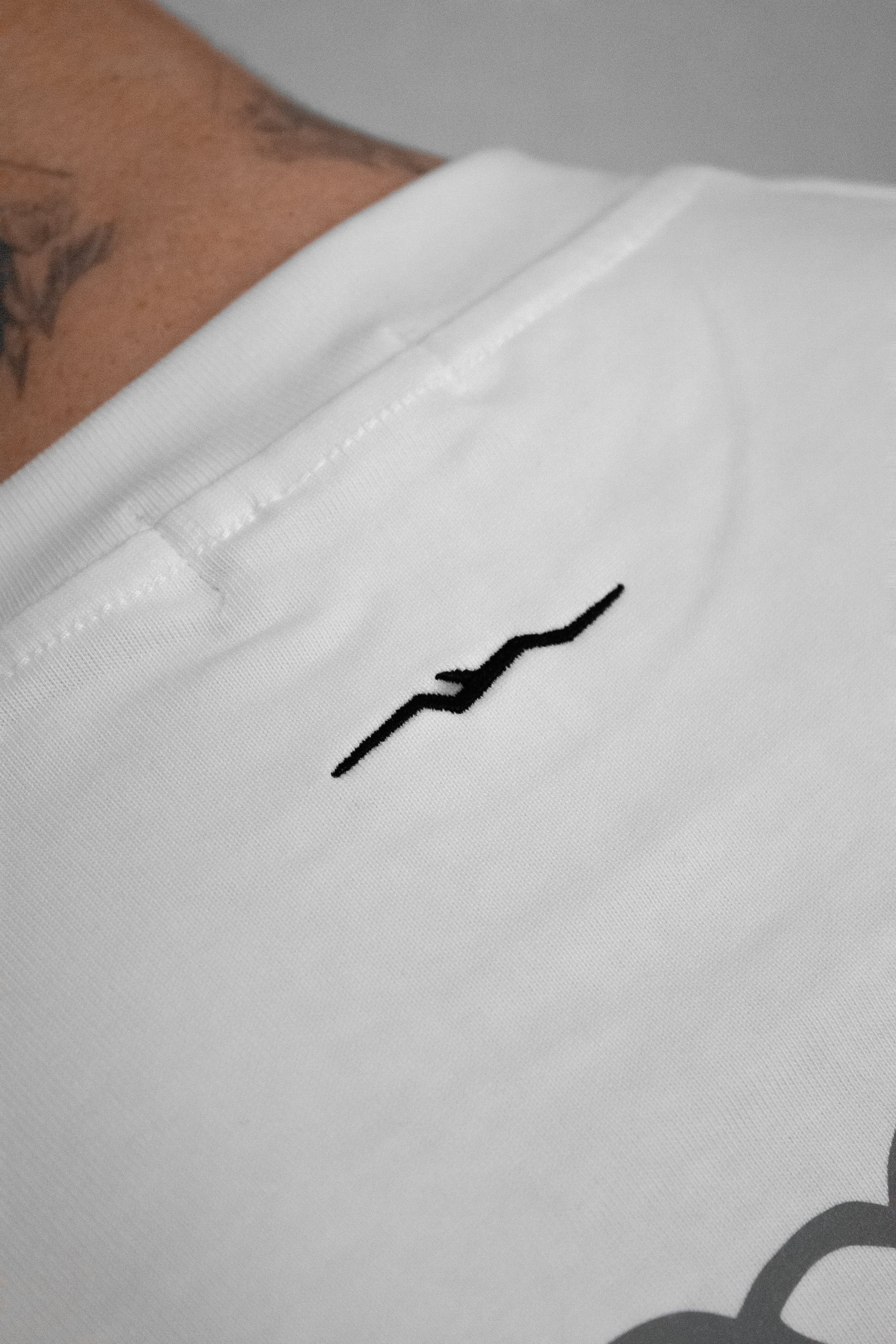 White Heavyweight Tag Tee