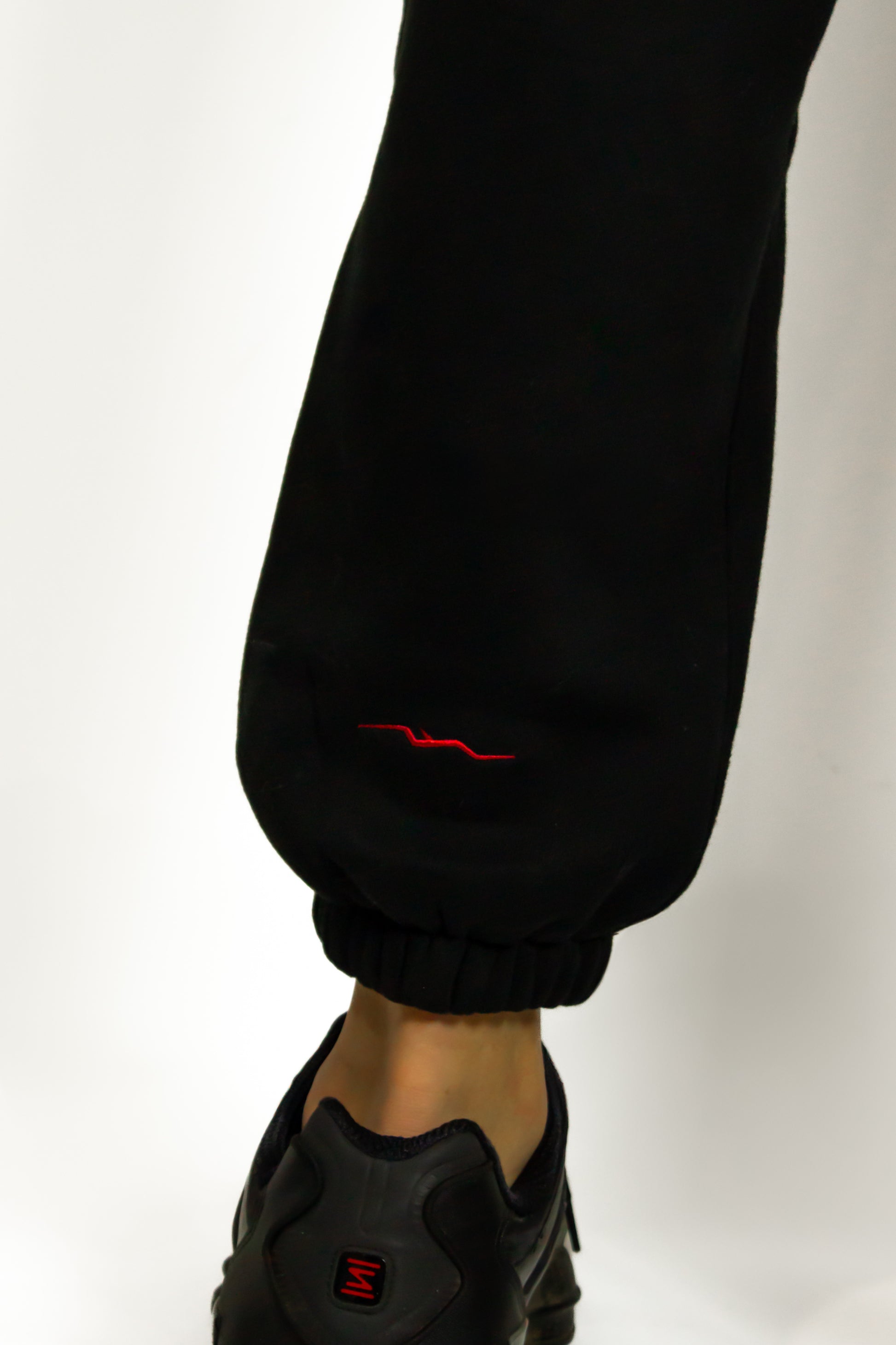 Black and Red Premium Tag Trackies (Pants)